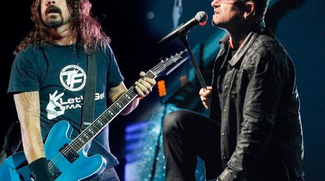 Las bandas lideradas por Dave Grohl y Bono se solidarizaron con las víctimas