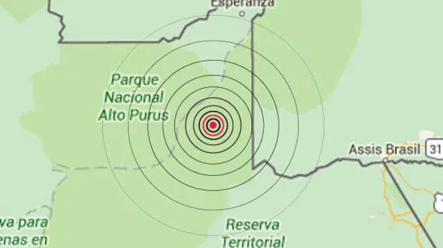 Epicentro del sismo se registro cerca de la frontera con Brasil y se extendió por toda Sudamérica.