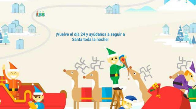 'Santa Tracker', divertida aplicación que se visualiza en Google.