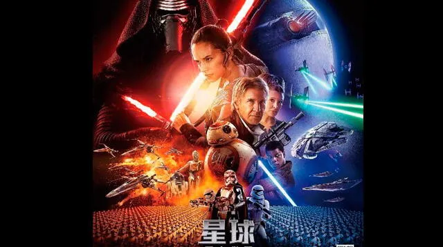 Star Wars póster chino