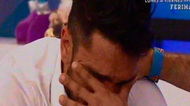 Rafael Cardozo lloró en vivo por reality.
