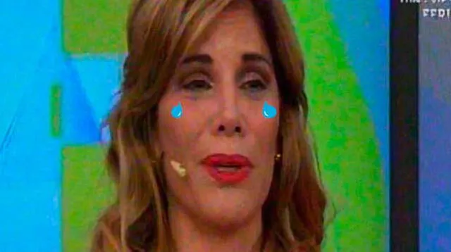 Sandra Arana 'se quebró' en vivo.
