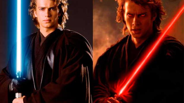 Hayden Christensen como Anakin Skywalker.