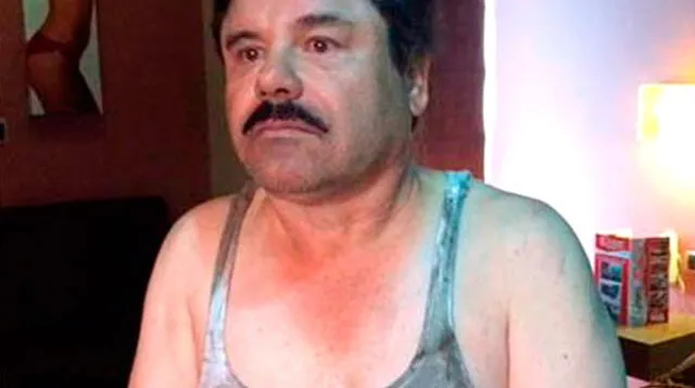 Chapo Guzmán tiene cara de asustado.