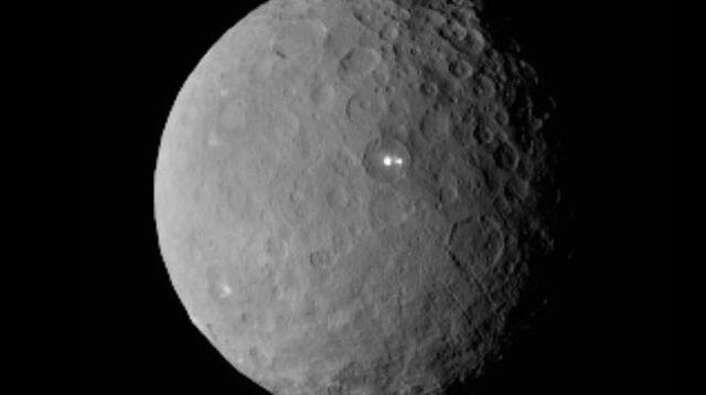 Las luces de Ceres captadas el 2 de marzo del 2015.