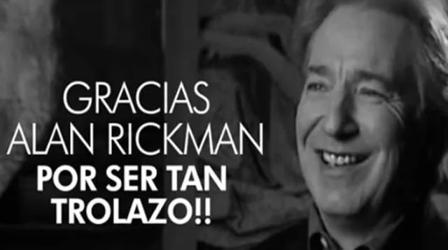 Descansa en paz, Alan Rickman.