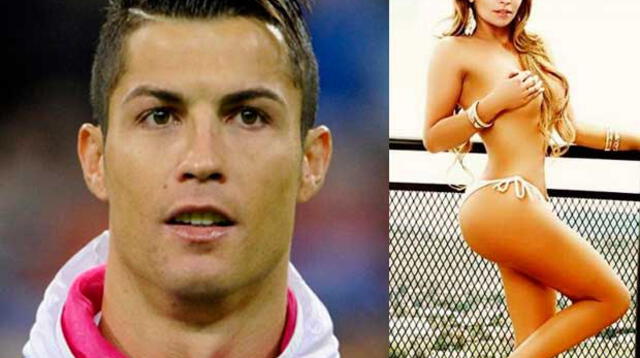 Cristiano Ronaldo y Nataly Rincón.