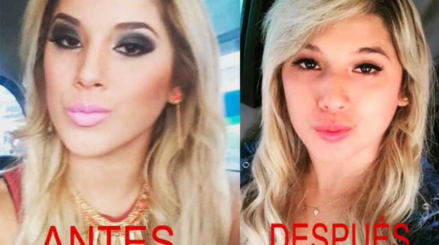 El antes y después de Yahaira Plasencia.