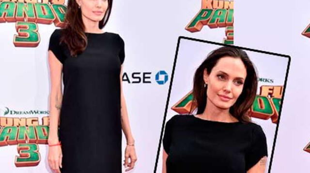 Angelina Jolie en avant premiere de película.