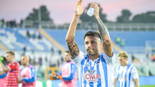 Lapadula es el goleador y figura del Pescara.  