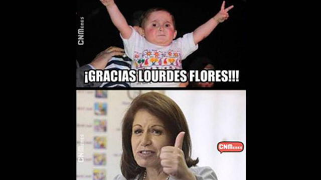 Y ahora le echan la culpa a Lourdes Flores por malos resultados de Alan García.
