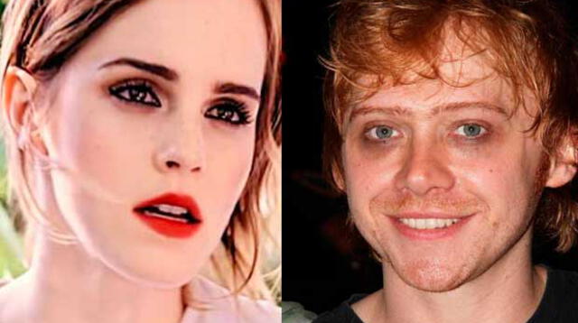 Emma Watson y Rupert Grint.