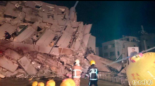 Terremoto provocó el derrumbe de varios edificios