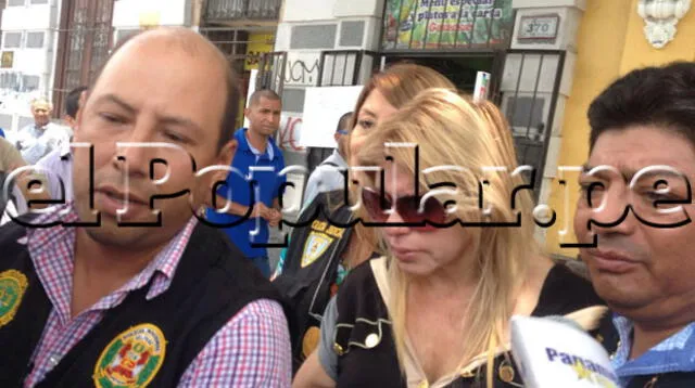 Geni Alves sale de Policía Judicial