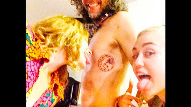 Wayne Coyne y Miley Cyrus.