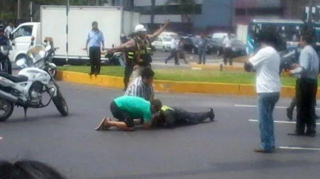 La mujer se desplazaba en su moto cuando sufrió el accidente. 