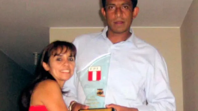 Pepe Soto junto a su ex pareja Claudia Caballero.