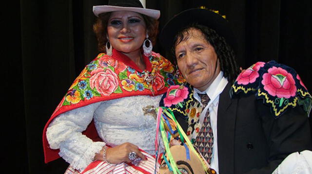 Amanda Portales y Eusebio 'Chato' Grados.