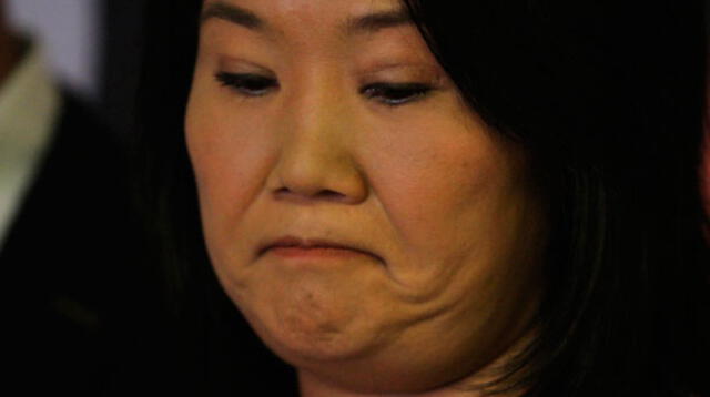 Malas noticias para Keiko Fujimori.