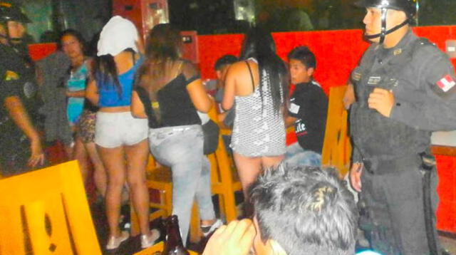 Féminas ejercían la prostitución ilegalmente