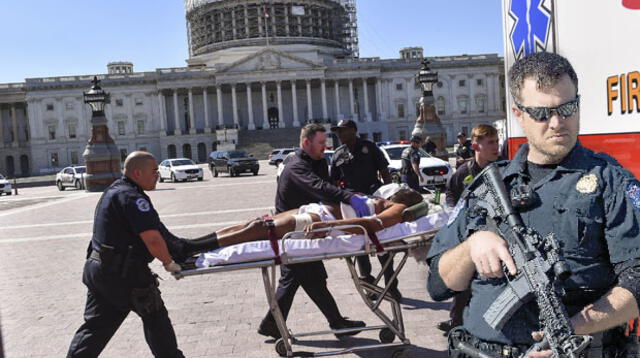 Pánico en el Capitolio.