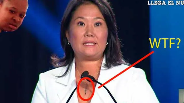 Keiko Fujimori y el traje de blanco en el debate