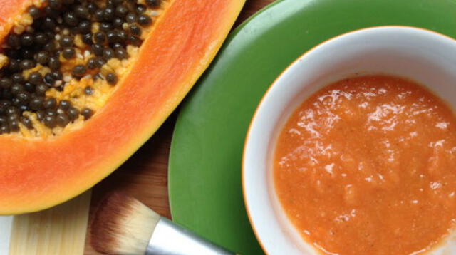 La papaya tiene nutrientes que contribuye a la belleza