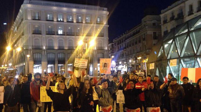 Madrid también se hizo presente en la jornada