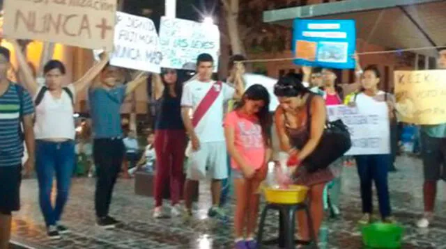 Chiclayo: hicieron lavado de bandera
