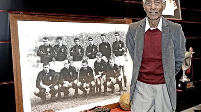 Benítez en el museo de Milán.