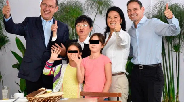 Candidata compartió desayuno con su familia