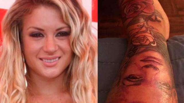 Leslie Shaw y su pie inflamado a causa de su último tatuaje