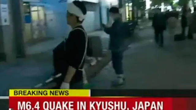 Terremoto en japón de 6.4 grados en la escala de Richter