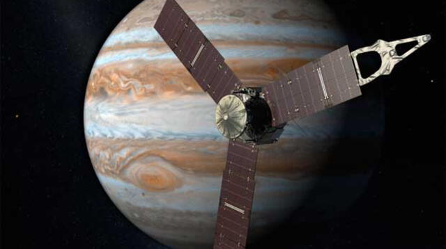Nave Juno de la NASA tiene prevista su llegada a Jupiter el 4 de julio.