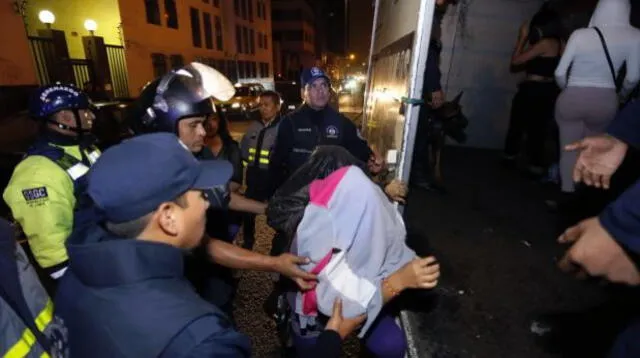 Intervenidas en comisaría.