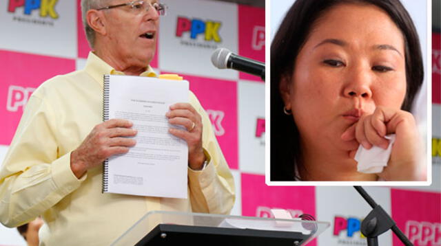 PPK resaltó contradicciones de Keiko Fujimori.