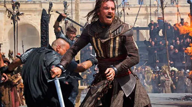 Michael Fassbender en la Assassin's Creed