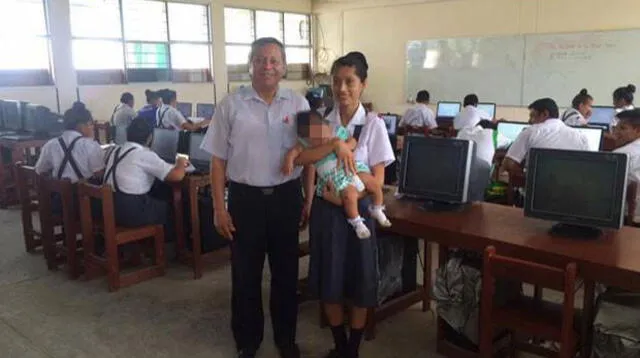 Director le da permiso a estudiante para asistir a clases con su bebé