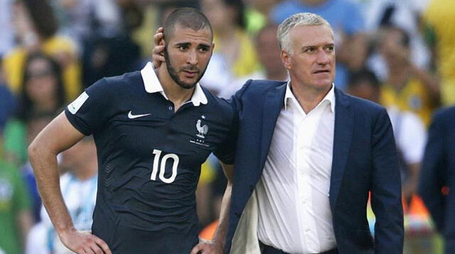 La amistad se rompió entre  Karim Benzema  y Didier Deschamps 