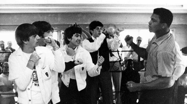 Los Beatles promocionaron la pelea de Ali.