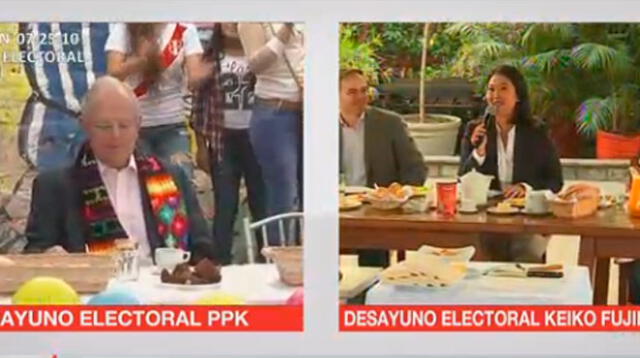 Candidatos realizaron el tradicional desayuno electoral