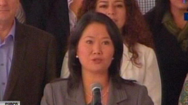 Keiko Fujimori acepto su derrota 