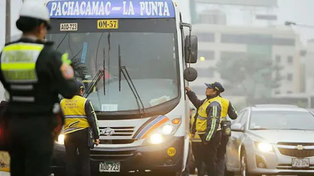 Agresores de fiscalizadores se les cancelará el brevete de por vida 