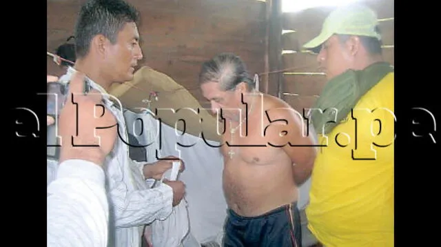 Hace una semana estaba oculto en una vivienda rústica en las afueras de Iquitos