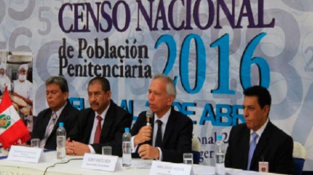 Censo penitenciario 2016 del INEI registró a 77,086 internos a escala nacional