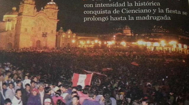 Así celebró el Cusco la conquista de la Sudamericana.