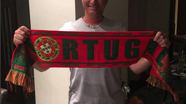 Mourinho y su alegría tras ver a Portugal campeón