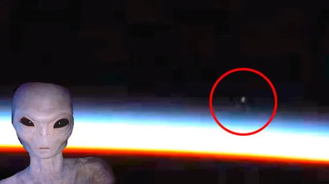 El objeto no identificado fue captado en un Live de la estación espacial 