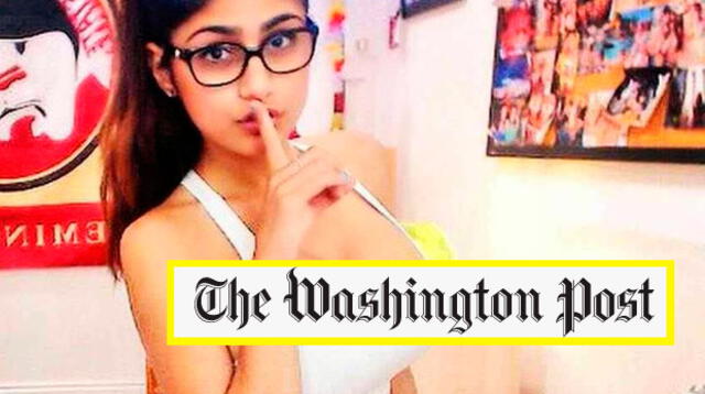 Mia Khalifa compartió en sus redes sociales reportaje de The Washington Post