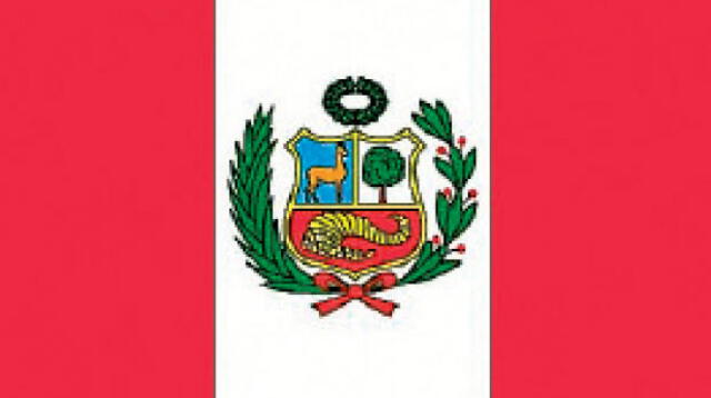 La bandera, uno de los principales símbolo del Perú